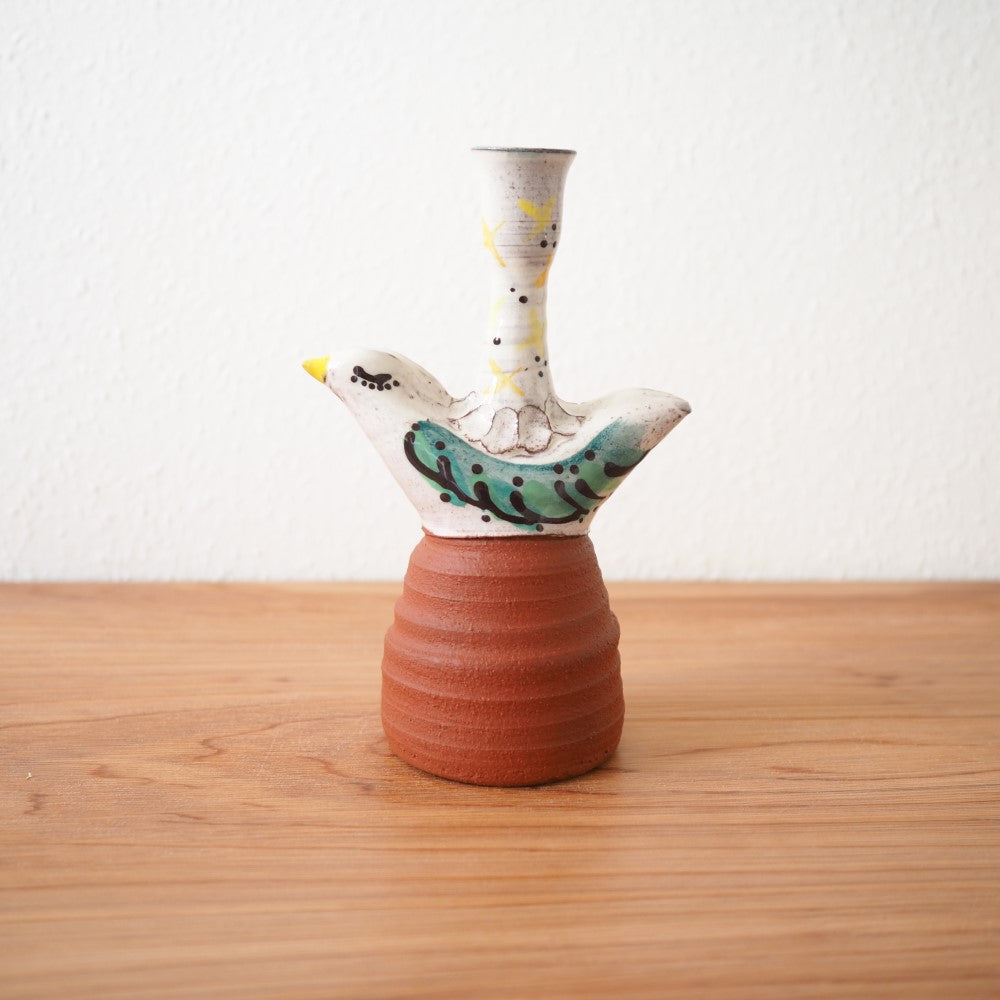 Bird candleholder