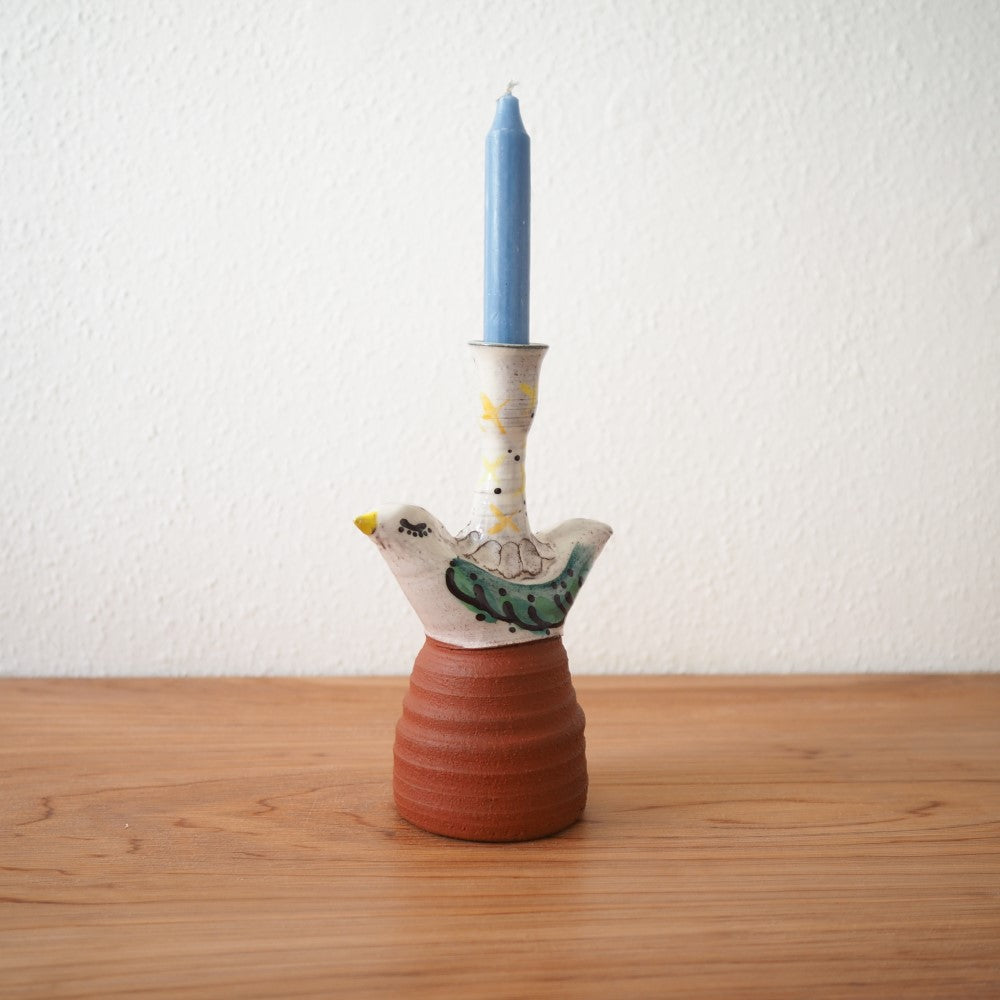 Bird candleholder